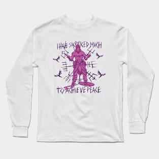 Odin sacrifice to achieve peace Long Sleeve T-Shirt